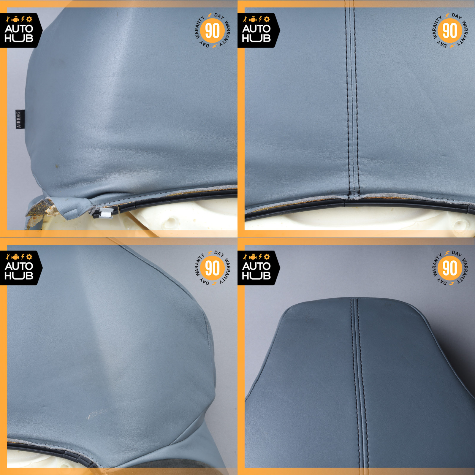 Aston Martin DB9 Front Left Driver Side Top Upper Seat Cushion Blue OEM 34k