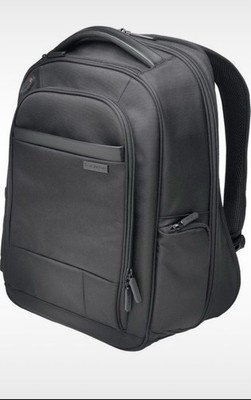 Kensington Laptop-Rucksack Rucksack Schwarz einfarbig mit Reißverschlussfächern