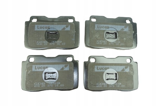TRW Brake Pads GDB359 FIAT UNO 127 FIORINO