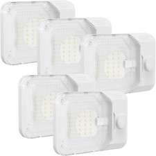 RVGUARD RV LED Ceiling Single Dome Light, 12V LED Lights, Interior Light with Ad