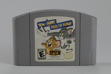 Tom & Jerry In Fists of Furry Nintendo 64 (N64) Game Cartridge Tested Working #1