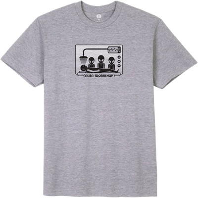 Alien Workshop Abduction Rays Steel Gray T-Shirt