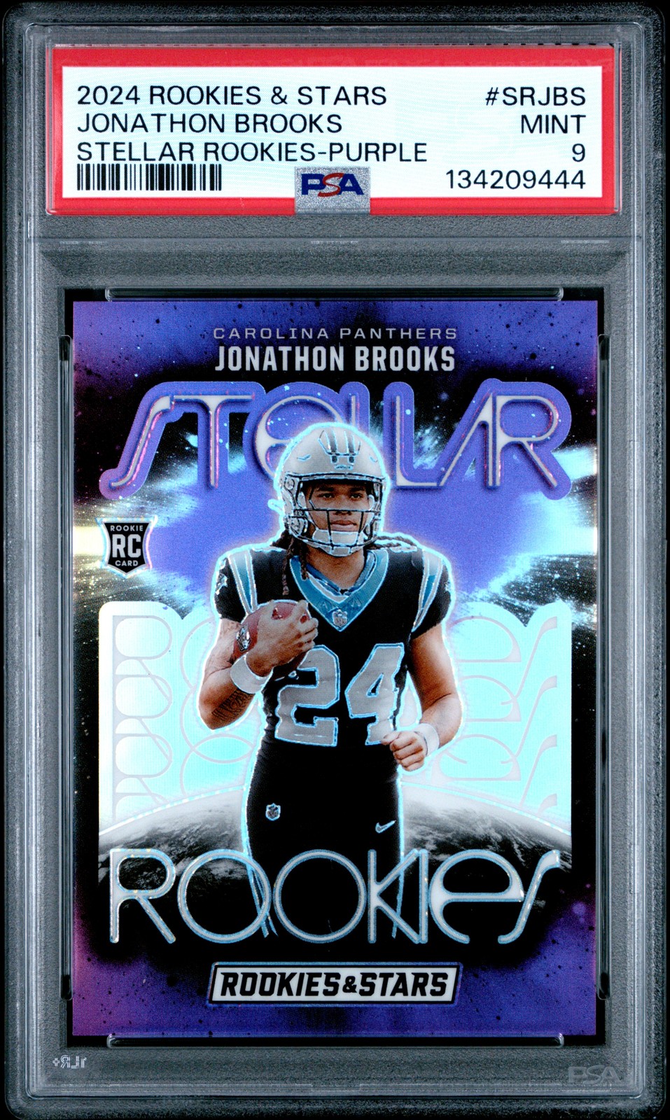 Jonathon Brooks Panini Rookies & Stars Stellar Rookies #SRJBS Purple