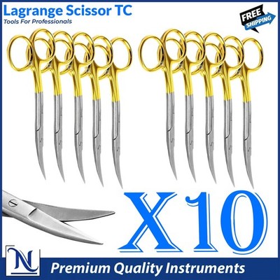 Goldman Fox Curved TC Scissors   Tungsten Carbide Dental Tissue Scissors for Pre