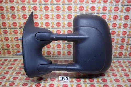 2003-2014 FORD E250 VAN DRIVER/LEFT SIDE VIEW DUAL ARM MANUAL DOOR MIRROR OEM