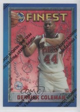 1995-96 Topps Finest Refractor Derrick Coleman #240 0u4