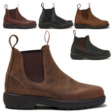 Rossi Boots Endura 303 Leather Chelsea Australian Unisex Work Ankle Boots