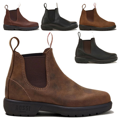 Rossi Boots Endura 303 Leder Chelsea Australian Unisex Arbeit Stiefeletten