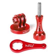 HSU Aluminum Tripod 2 x 2.75 x 1.18 inches, Monopod Mount  Thumbscrew Red 
