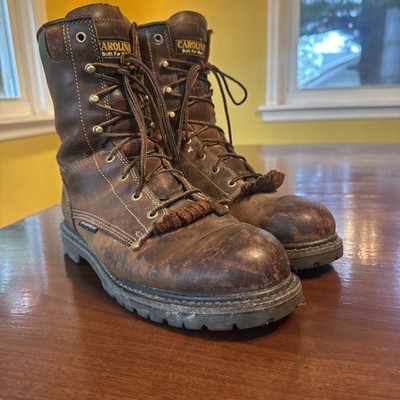 Carolina Work Boots Brown Men s Sz 10.5 D CA8028 Construction