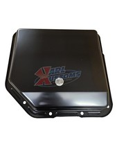 Black Steel Chevy Bop Gm Turbo 350 Th350 Stock Depth Transmission Pan Smooth