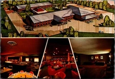 Vintage Red Fox Inn Postcard