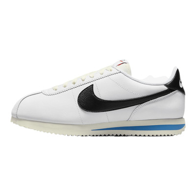 Nike Cortez Leather Women's Shoes (White/Light Photo Blue/Sail/Black)