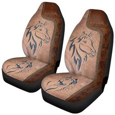 Print Car Seat Cover For Front Seat Cushion Car Seat Protectors Horse Leather Print Car Seat Cover For Front Seat Cushion Car Seat Protectors Horse Leather