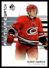2019-20 SP AUTHENTIC FUTURE WATCH ROOKIE ALEKSI SAARELA 666/999 CAROLINA