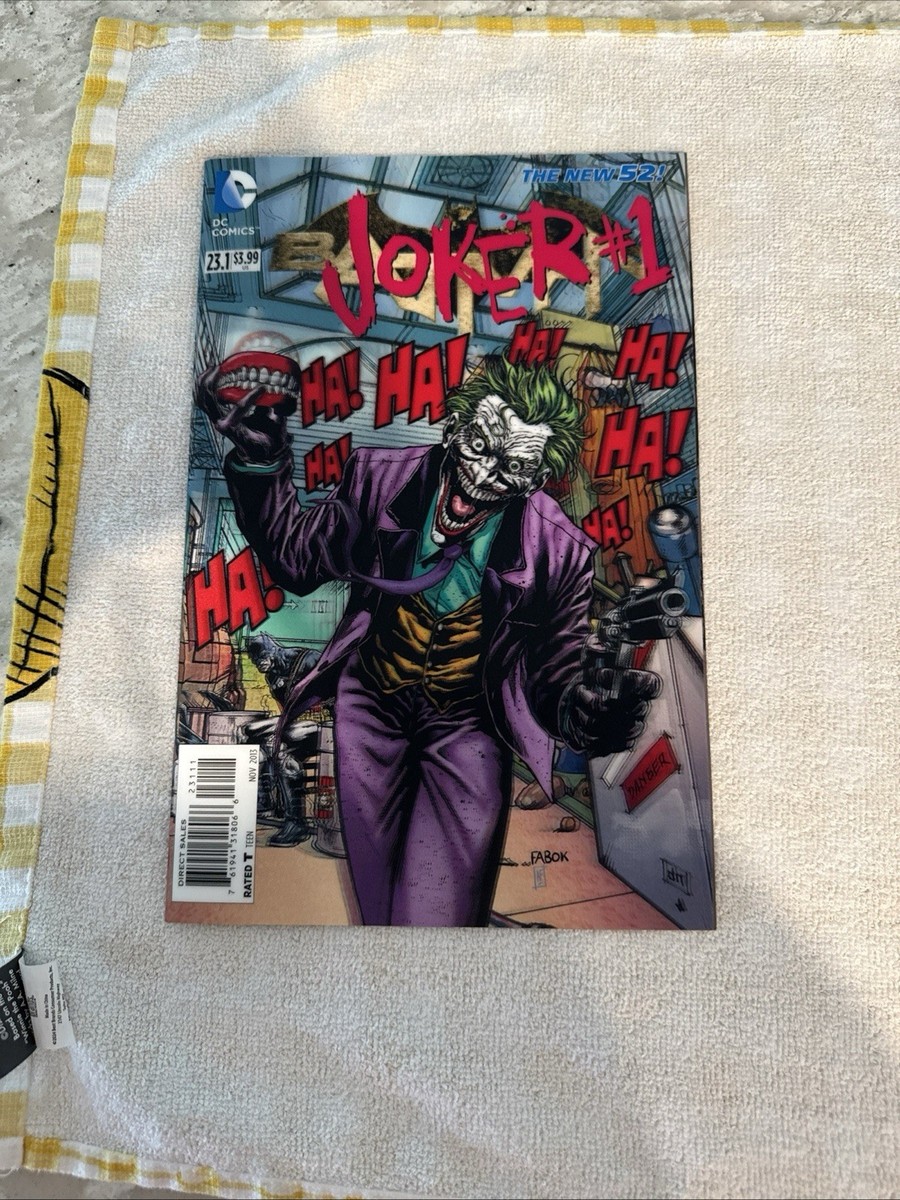 batman 23.1 : 2011 Holographic 3D Joker Cover Unread | eBay