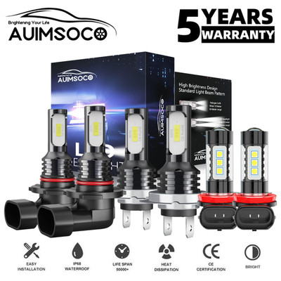 For Suzuki Grand Vitara 2006-2015 6x LED Headlight High Low Beam Fog Light Bulbs