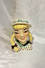 Vintage Head Vase "Becky" Ceramics Arts Studio Madison Wisconsin
