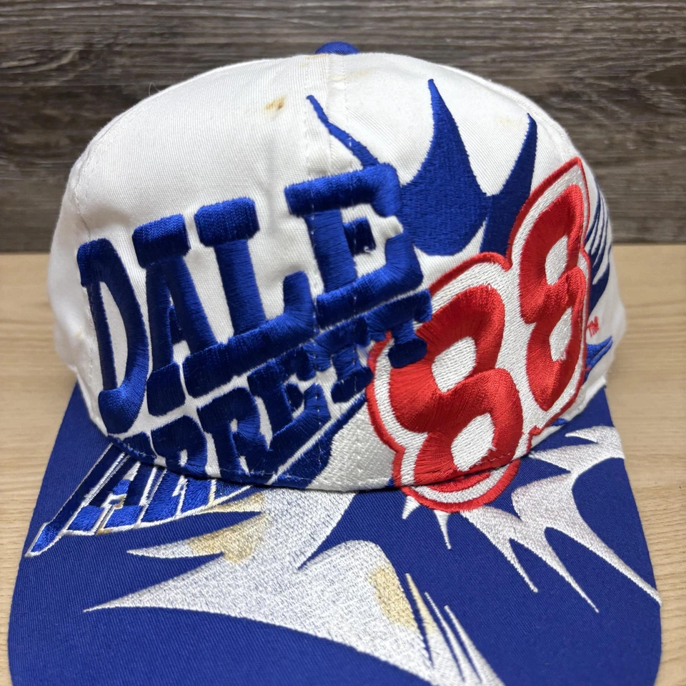 Gorra De Colección Dale Jarrett 88 Snap Back Talla Única Para Hombres Blanco Azul NASCAR Racing Foto 2 de 4