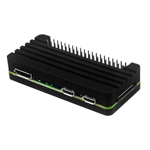 Alloy Heatsink Cover Enclosure w/ GPIO 40-Pin Needle for Raspberry Pi Zero 2 W z - Afbeelding 10 van 12