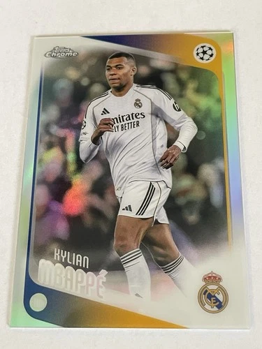 Kylian Mbapp 2026 Topps Chrome Kylian Mbapp #112 Refractor