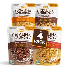 Catalina Crunch Breakfast Cereal 4 Pack High Protein Gluten Free Snack 11g Fiber