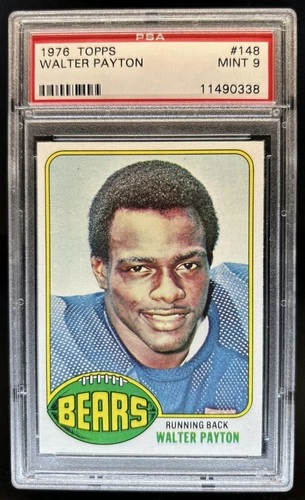 1976 Topps Walter Payton Rookie RC #148 Bears PSA 9