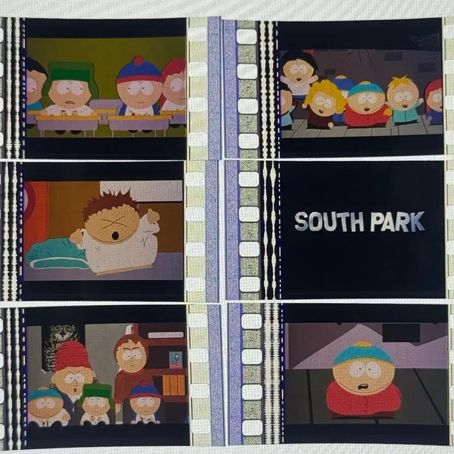 Rare South Park Movie Film Frame 6 Pieces Collectible Vintage
