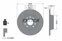 2X Textar Bremsscheibe 92140803 FüR Audi Seat Skoda VW