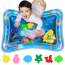 Tummy Time Water Mat Inflatable Water Play Pad for Babies - Sensory Tummy Time