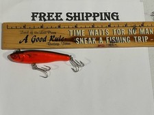 Vintage Bagley Finger Mullet GREAT Color Bass Fishing Lure USED TACKLE BOX FIND