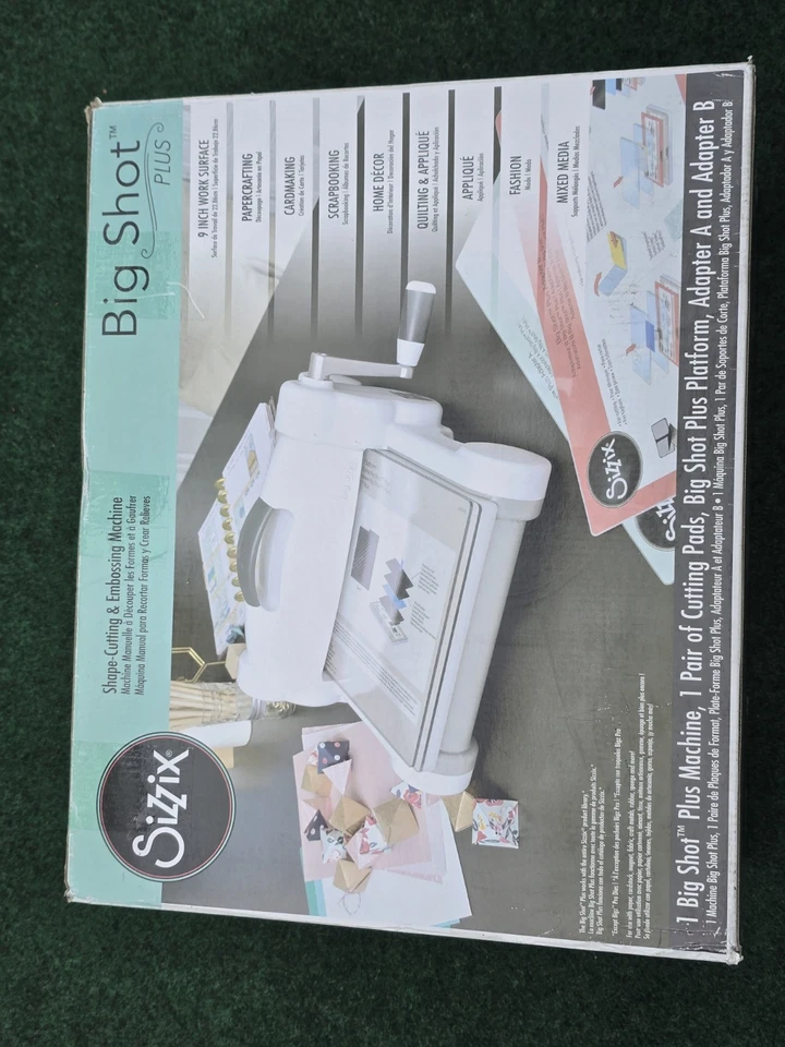 Sizzix 660340 Big Shot Plus Embossing Machine In Original Box WORKS PERFECT LOOK - Image 4 of 4