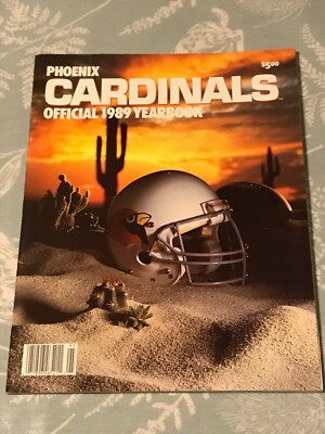 Phoenix Cardinals Official 1989 Yearbook - US Edition