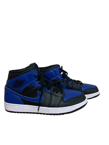 Nike Air Jordan 1 Mid Hyper Royal Sneakers Shoes 554724-077 Men’s Sz9.5 NWOB