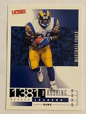 2000 Upper Deck Victory #210 Marshall Faulk St Louis Rams Season Leaders