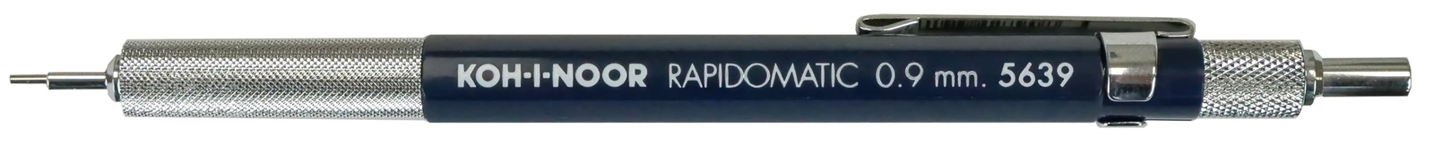 Koh-I-Noor Rapidomatic Mechanical Pencil, .9mm lead, Navy, 1 Each (5639)