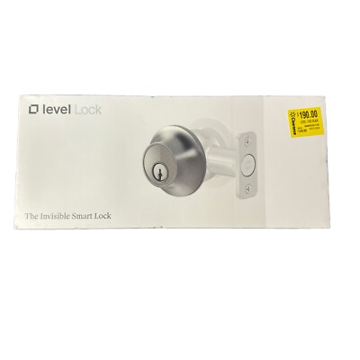 Level Lock Keyed Entry Smart Door Lock - Satin Nickel