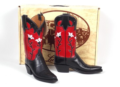 red cowboy boots for women