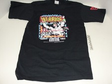 Vintage WWF Ultimate Warrior Shirt Youth 18-20 Black Neon 1989 Wrestling RARE