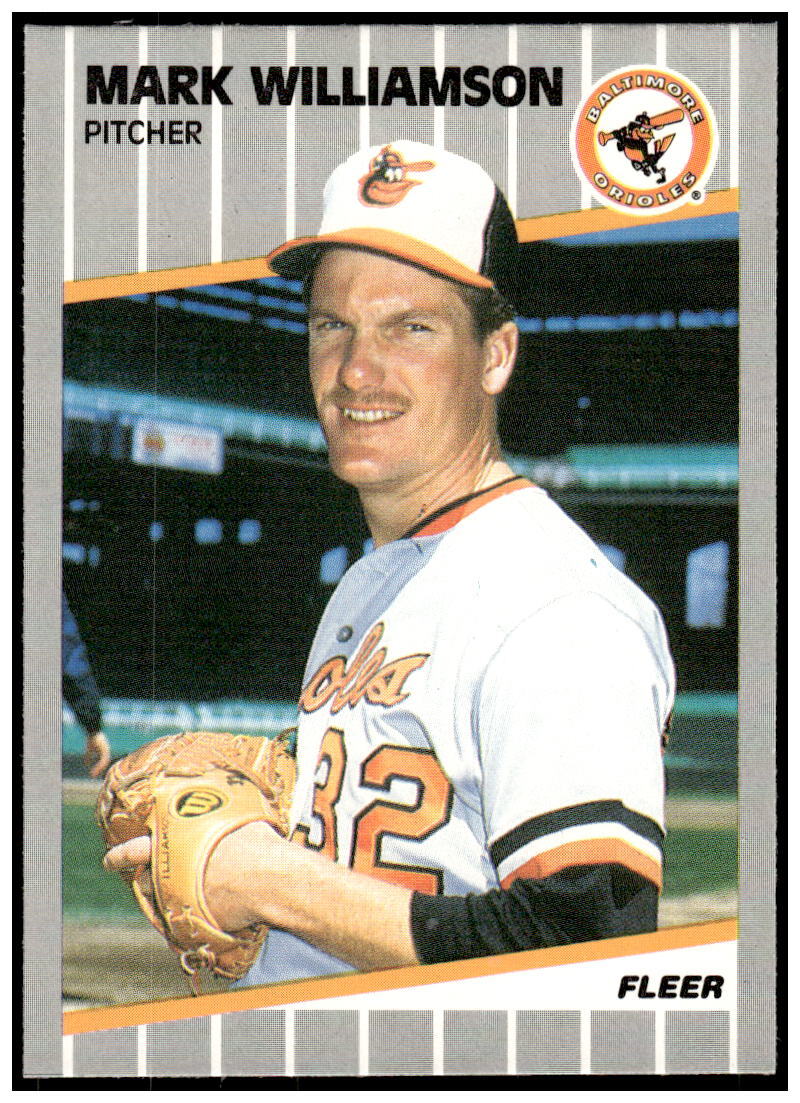 1989 Fleer #626 Mark Williamson NM