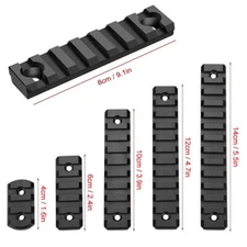Aluminum Alloy Rail4 5 7 9 13 Slot for M lock Picatinny Rail 20mm Bracket