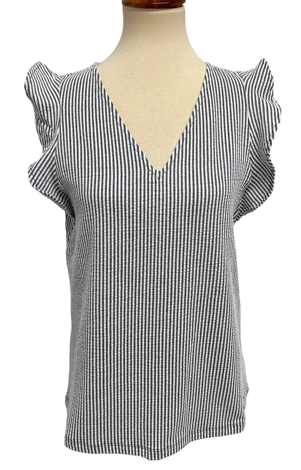 Blusa para mujer Michael Kors de algodón a rayas