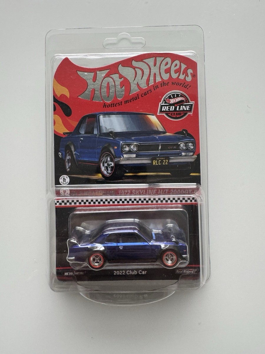 Hot Wheels RLC - 1972 Skyline H/T 2000GT-R 2022 Club Car (Blue