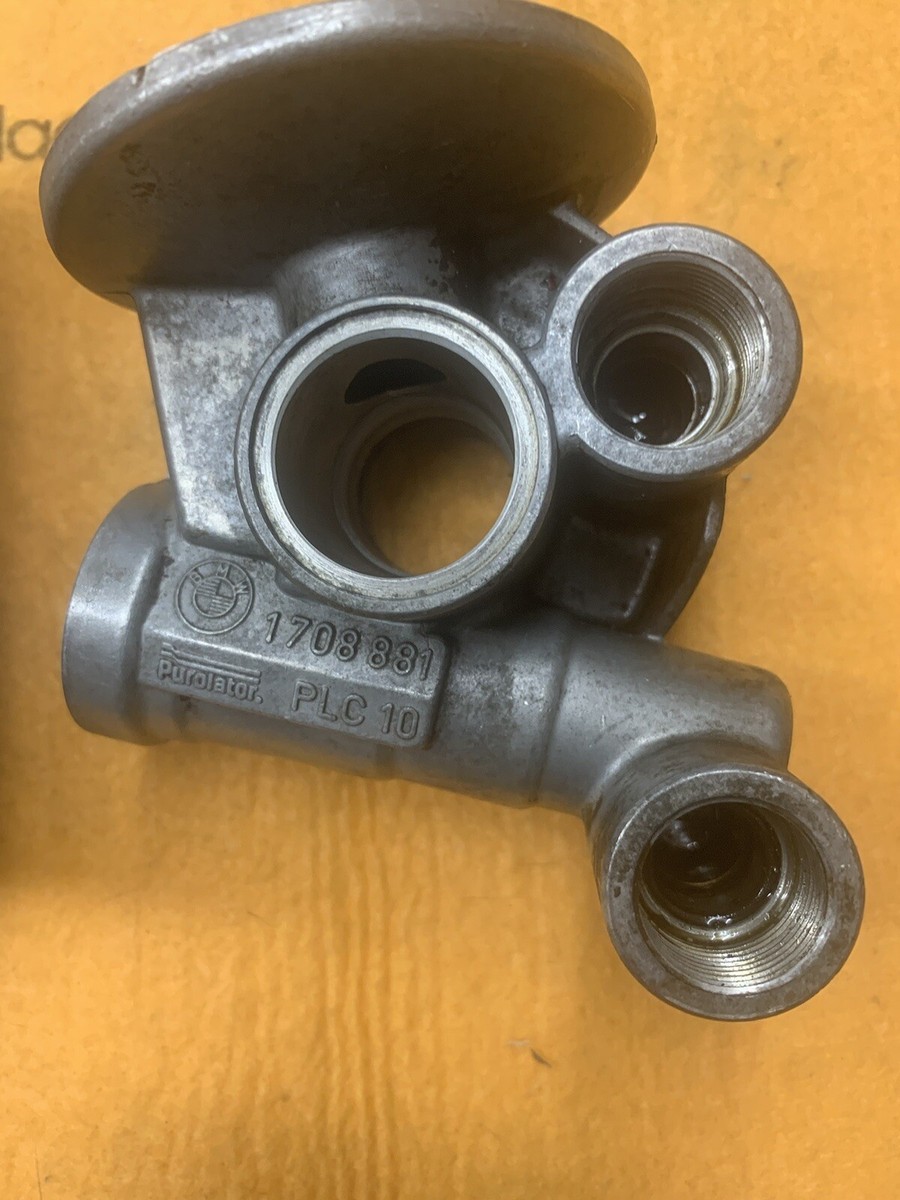 BMW OEM E30 Z1 M20 Oil Filter Head & New Mahle Oil Filter  