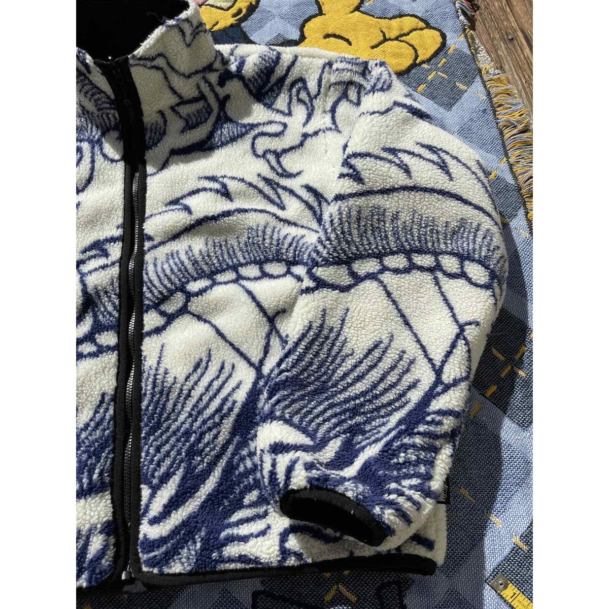 Stussy Dragon Sherpa Natural XL(Reversible) | eBay