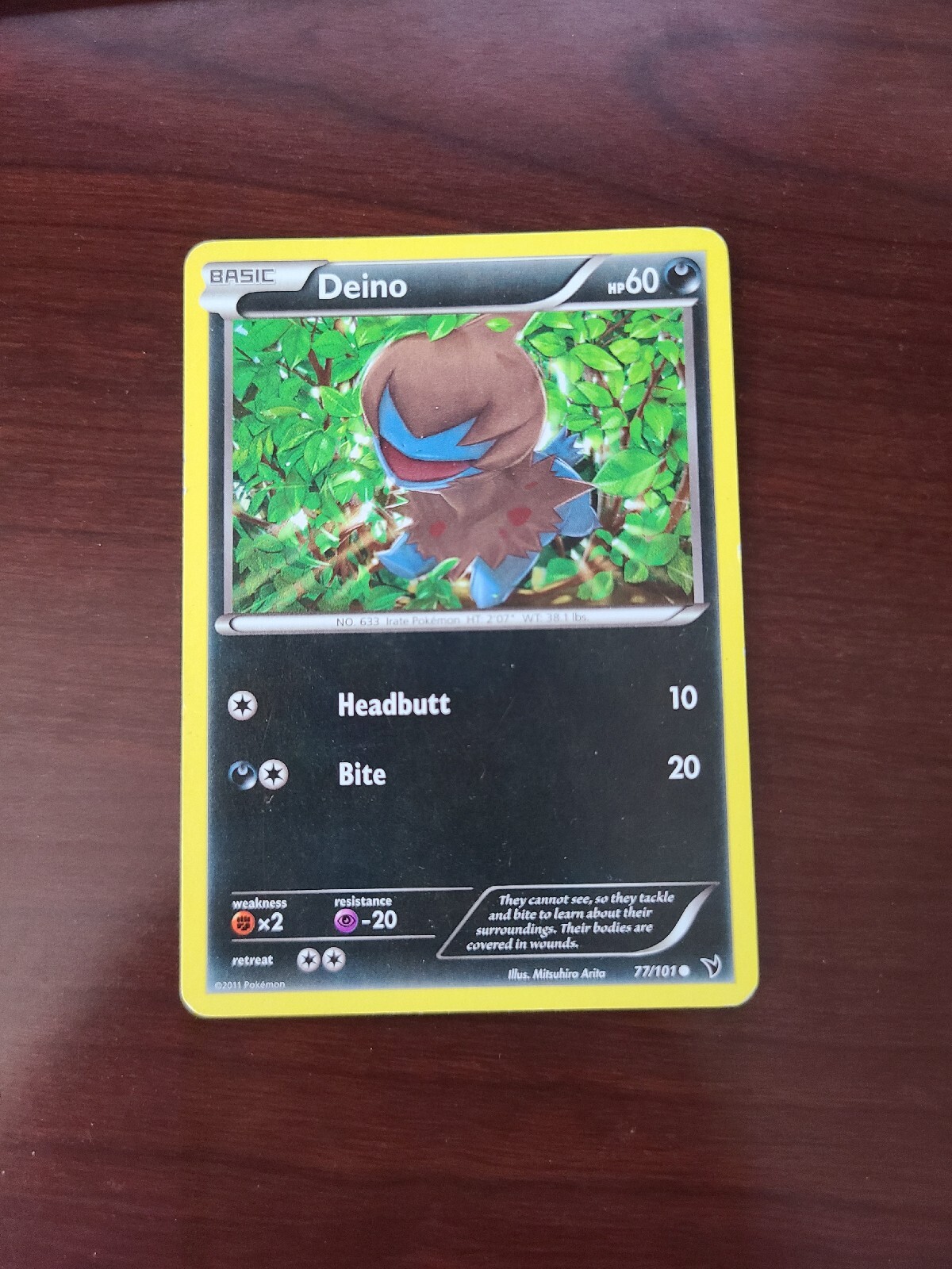 Deino 77/101- Noble Victories- Common (LP) Pokemon TCG