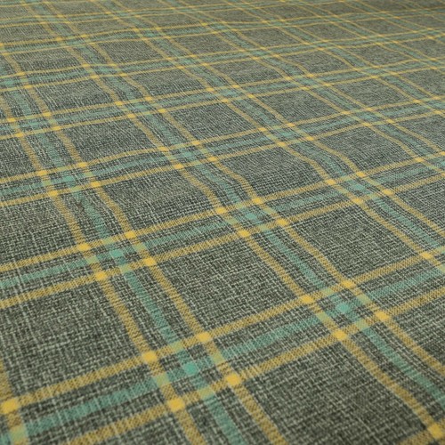Fire Treated Country Tartan Check Woven Upholstery Fabric for Curtains Per Metre - Picture 116 of 123