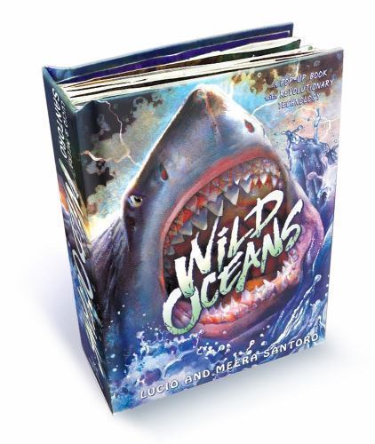 WILD OCEANS Lucio & Meera Santoro 3D POP-UP book new 2010