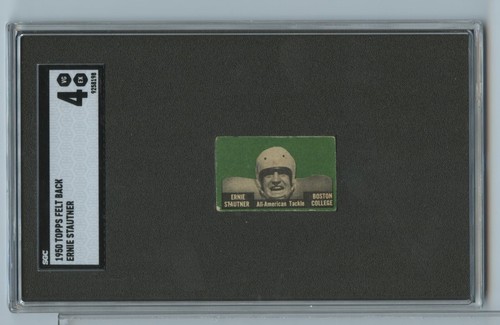 Ernie Stautner card from 1950 Topps Felt Backs