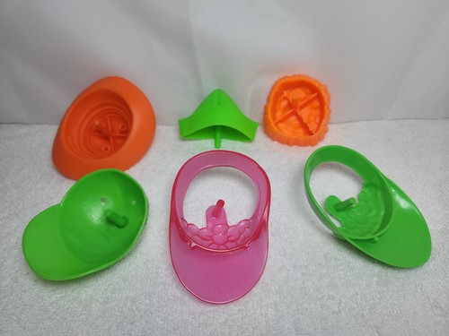 6 Pc MRS MR POTATO HEAD Hats Lot Cowboy Beanie Visor Peter Pan & Orange Hair - Picture 4 of 5